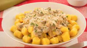 Nhoque com molho funghi: teste o prato especial e saboroso