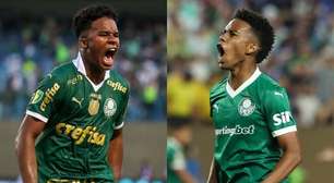 Estêvão deixa o Palmeiras com números superiores ao de Endrick
