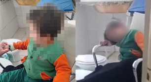MAUS-TRATOS! Criança com autismo é encontrada amarrada em banheiro de escola no Paraná