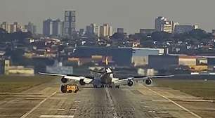 Avião da Lufthansa informa 'mayday' e faz pouso de emergência em São Paulo após complicações em voo