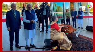 Lula recebe primeiro-ministro da Índia com música típica do país ao vivo no Alvorada