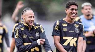 Com Neymar entre os titulares, Santos fecha preparação para amistoso