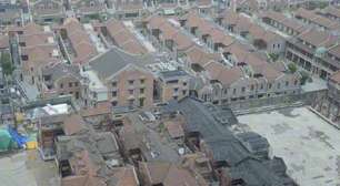 Exército de robôs move complexo de edifícios de 8.200 toneladas em Shanghai