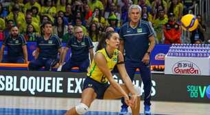 Números de Brasil 3 x 1 Bulgária pela VNL