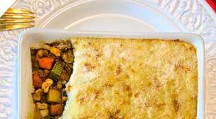 Escondidinho de legumes com purê sem leite: saboroso