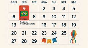 Depois do dia 9 de julho, quais são os feriados no mês de julho de 2025?