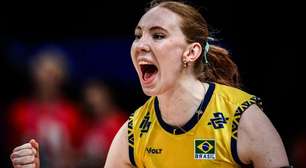 Brasil vence a Bulgária e garante vaga na fase final da Liga das Nações Feminina de Vôlei