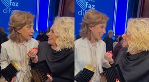 Fernanda Torres revela a Ana Maria Braga seu maior desejo após concorrer ao Oscar; assista