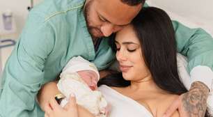 Bruna Biancardi compartilha momentos inéditos do parto de Mel, segunda filha com Neymar
