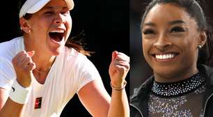 A surpreendente e emocionante conexão entre Simone Biles e Amanda Anisimova, tenista finalista de Wimbledon
