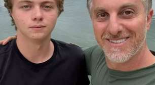 Luciano Huck e filho fazem aventura radical