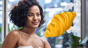 Adeus vida offline! Em 'Vale Tudo', Maria de Fátima volta a ser influencer com muito ostentação e até um croissant gigante