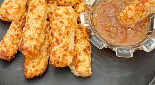 Palitos de tapioca na airfryer: sem fritura e super crocantes