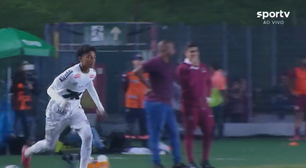 Neymar arruma confusão, faz gol, e Santos bate Desportiva Ferroviária em estreia de filho de Robinho