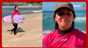 'Troquei de lugar', diz Sophia Medina sobre ser uma das surfistas mais experientes em etapa no Rio