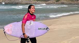 Sophia Medina estreia com vitória na WSL Prainha e exalta o pai e treinador: 'Tem muito conhecimento'