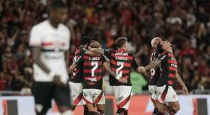 Flamengo detona o São Paulo e segue na liderança do Brasileirão