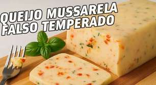 Mussarela caseira temperada: essa receita é tão gostosa que combina com qualqer refeição