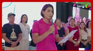 Michelle Bolsonaro lê carta pedindo para Lula 'baixar armas' ao comentar tarifaço de Trump