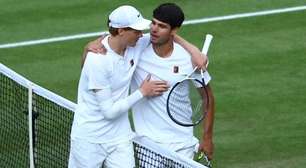 Alcaraz elogia Sinner por conquista em Wimbledon