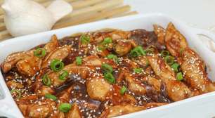 Receita de frango teriyaki suculento e gostoso igual de restaurante oriental