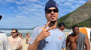 L7nnon comparece à Prainha para final da WSL Layback e vibra com título conquistado pelo amigo