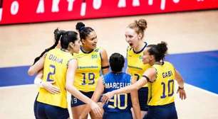 Tabela da fase final da VNL feminina de 2025
