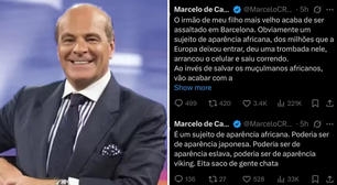 Marcelo de Carvalho é acusado de racismo e xenofobia após relatar caso de furto na Europa