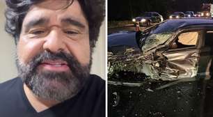 Sertanejo Fabiano tranquiliza fãs após acidente de carro em Minas: 'Livramento grande'