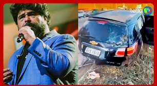 Novo vídeo mostra carro do cantor Fabiano destruído após acidente em Minas Gerais
