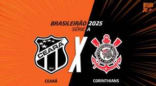 Ceará x Corinthians: onde assistir, escalações e arbitragem