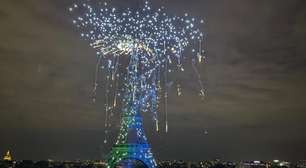 França celebra 14 de Julho com show de drones e homenagem ao Brasil