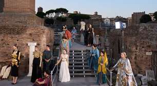 Alta Moda: Dolce &amp; Gabbana celebra história e ruínas de Roma