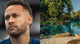 Praia do Neymar! Web faz piada com tamanho da piscina do jogador: 'Pra que?'
