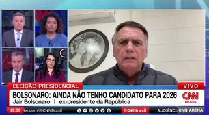 Bolsonaro grita e xinga durante entrevista ao vivo na CNN: 'Que golpe, p*rra?'
