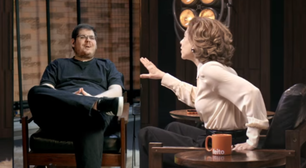 Fernanda Torres questiona Casimiro sobre sucesso digital: "Como é que você fez isso sem sair do quarto?"