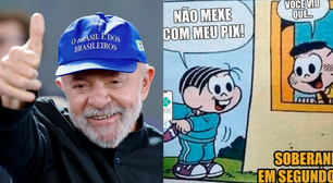 Lula tira sarro de Trump com memes nas redes sociais: 'Não mexe com meu pix'