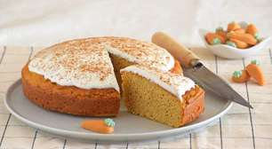 Carrot cake proteico fitness: receita de um bolo de cenoura mais saudável
