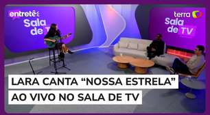 Lara solta a voz no Sala de TV com "Nossa Estrela"