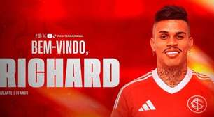 Internacional anuncia a contratação do volante Richard