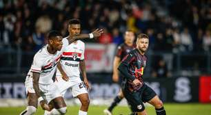 Red Bull Bragantino e São Paulo empatam pelo Brasileirão