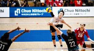 Argentina sai na frente, mas leva virada do Japão na VNL