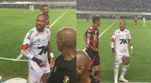 Neymar discute com torcedores após Danilo ser chamado de 'mercenário' em jogo contra o Flamengo