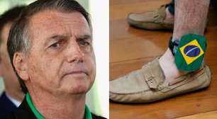 Jair Bolsonaro coloca tornozeleira eletrônica após busca e apreensão; veja