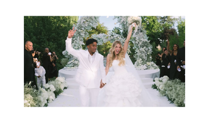 Casamento ao ar livre, vestido de noiva com volume e mais: Endrick e Gabriely revelam união religiosa e mostram fotos inéditas