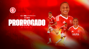 Internacional anuncia renovação de contrato com Vitinho