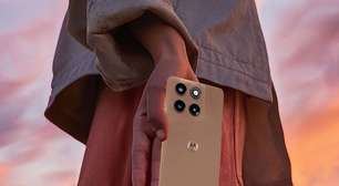 Motorola lança Edge 60 Fusion na cor do ano, Mocha Mousse