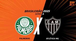 Palmeiras x Atlético: onde assistir, escalações e arbitragem