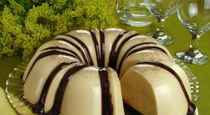 Gelatina de paçoca com ganache de chocolate: inusitada e gostosa