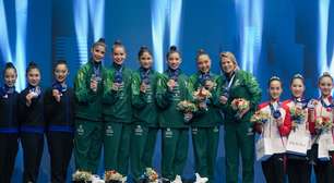 Brasileiras brilham em Milão ao som de 'Evidências' e faturam ouro inédito na ginástica rítmica